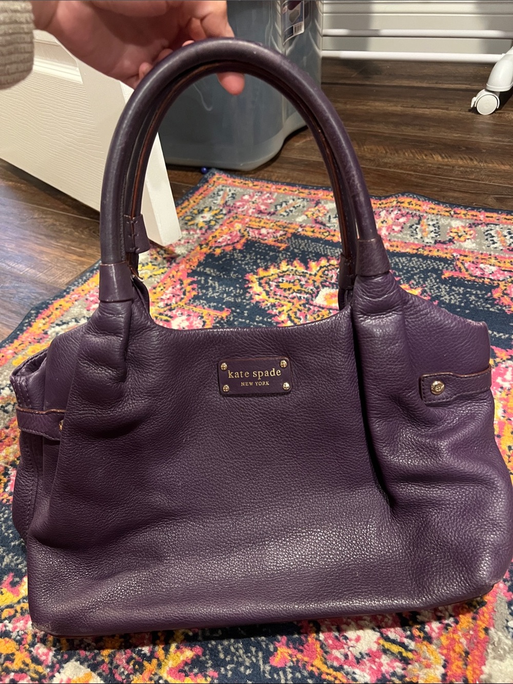 Kate Spade New York Leather Berkshire Road Stevie Bag EUC